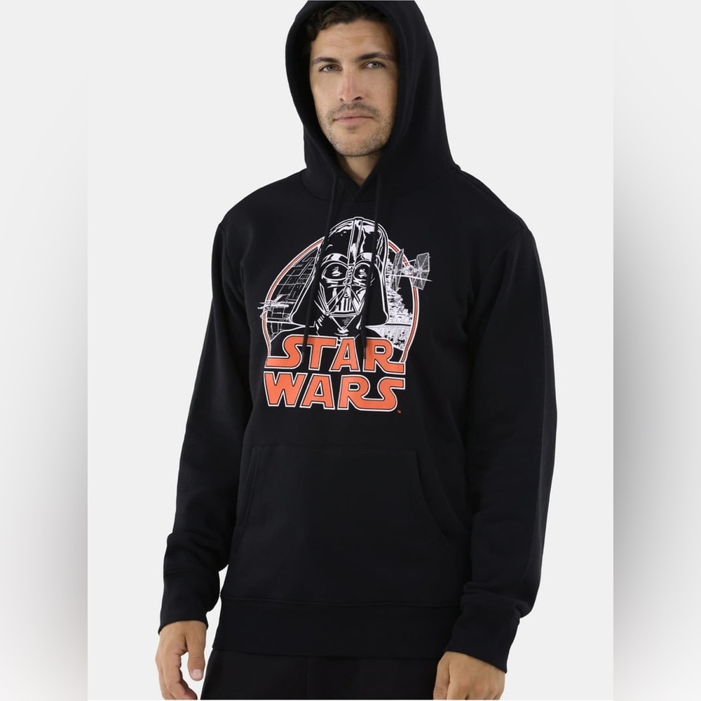 Star Wars Men’s Dark Vader Graphic Hoodie W/long Sleeves-XXXL. NWT.